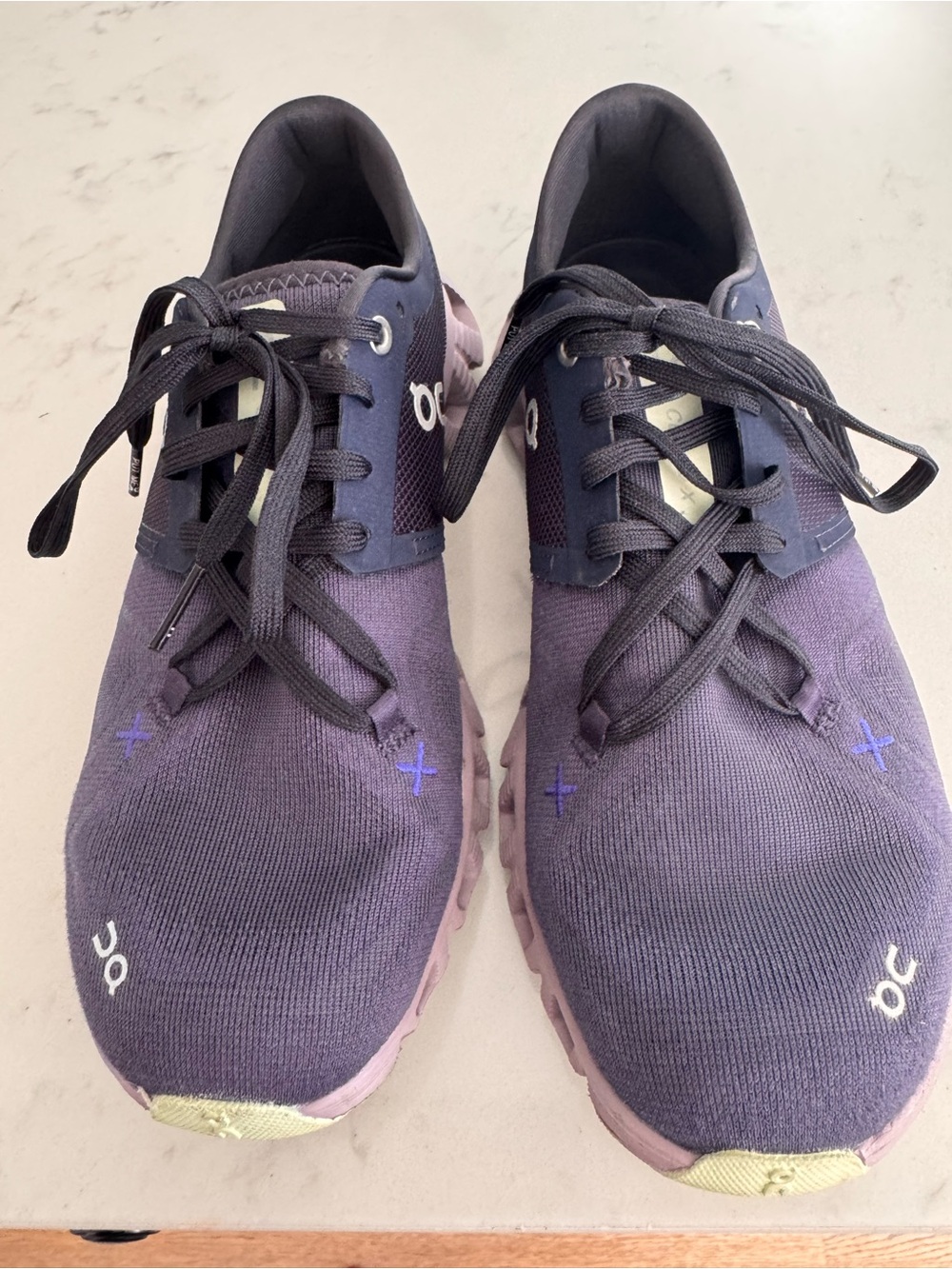 On Running Womens Sneakers in Purple and Black